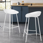 Hoxton Room 67cm Dayton Metal Bar Stools