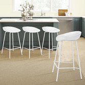 Hoxton Room 67cm Dayton Metal Bar Stools