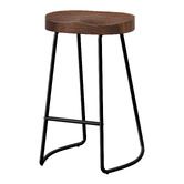Hoxton Room 65cm Viggo Elm Wood Barstools