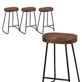 Hoxton Room 65cm Viggo Elm Wood Barstools