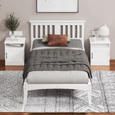 Hoxton Room Lunox Pine Wood Bed Frame