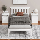 Hoxton Room Lunox Pine Wood Bed Frame