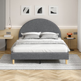 Hoxton Room Kenyatta Upholstered Platform Bed