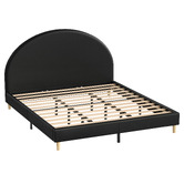 Hoxton Room Kenyatta Faux Leather Platform Bed