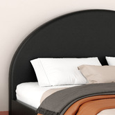 Hoxton Room Kenyatta Faux Leather Platform Bed