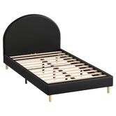 Hoxton Room Kenyatta Faux Leather Platform Bed