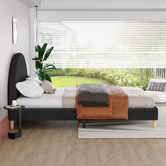 Hoxton Room Charcoal Kenyatta Upholstered Bed Frame