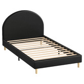 Hoxton Room Kenyatta Faux Leather Platform Bed