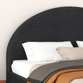 Hoxton Room Charcoal Kenyatta Upholstered Bed Frame