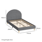 Hoxton Room Kenyatta Upholstered Platform Bed