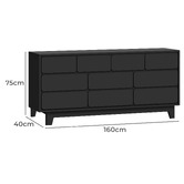 Hoxton Room Luttrell 10 Drawer Chest