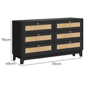 Hoxton Room Astoria 6 Drawer Chest