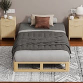 Hoxton Room Berenice Pine Wood Bed Base