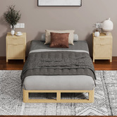 Hoxton Room Berenice Pine Wood Bed Base