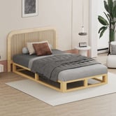 Hoxton Room Berenice Pine Wood Bed Base