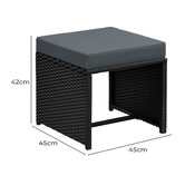 Hoxton Room Evander Outdoor Ottomans