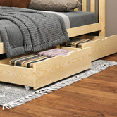 Hoxton Room Fremont Pine Wood Platform Bed with Drawers