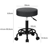 Hoxton Room Rickard Adjustable Salon Stool