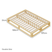 Hoxton Room Berenice Pine Wood Bed Base