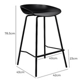 Hoxton Room 67cm Dayton Metal Bar Stools