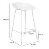 Hoxton Room 67cm Dayton Metal Bar Stools