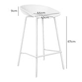 Hoxton Room 67cm Dayton Metal Bar Stools