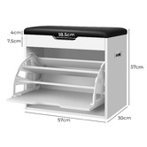 Hoxton Room Blaire Flip-Drawer Shoe Storage Bench