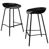 Hoxton Room 67cm Dayton Metal Bar Stools