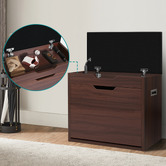 Hoxton Room Blaire Flip-Drawer Shoe Storage Bench
