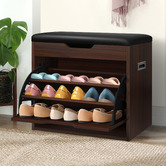 Hoxton Room Blaire Flip-Drawer Shoe Storage Bench