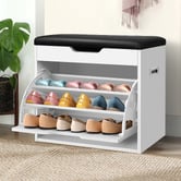 Hoxton Room Blaire Flip-Drawer Shoe Storage Bench