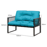 Hoxton Room 4 Seater Zenebe Outdoor Lounge Set