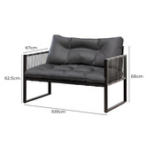 Hoxton Room 4 Seater Zenebe Outdoor Lounge Set