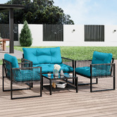 Hoxton Room 4 Seater Zenebe Outdoor Lounge Set