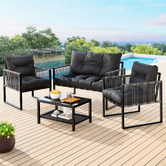 Hoxton Room 4 Seater Zenebe Outdoor Lounge Set