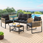 Hoxton Room 4 Seater Zenebe Outdoor Lounge Set