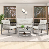 Hoxton Room 4 Seater Zenebe Outdoor Lounge Set