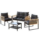 Hoxton Room 4 Seater Zenebe Outdoor Lounge Set