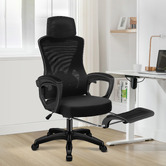 Hoxton Room Thompson High Back Office Chair with Footrest