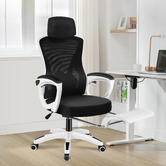 Hoxton Room Thompson High Back Office Chair with Footrest