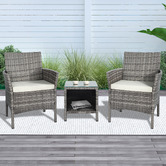 Hoxton Room 2 Seater Matteo Outdoor Armchair &amp; Table Set