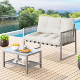 Hoxton Room 2 Seater Zenebe Outdoor Lounge Set
