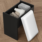 Hoxton Room 2 Piece Audrey Floating LED Dressing Table &amp; Stool Set