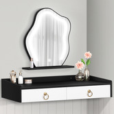 Hoxton Room 2 Piece Audrey Floating LED Dressing Table &amp; Stool Set