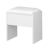 Hoxton Room 2 Piece Audrey Floating LED Dressing Table &amp; Stool Set