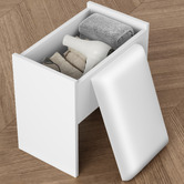 Hoxton Room 2 Piece Audrey Floating LED Dressing Table &amp; Stool Set