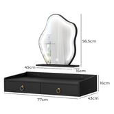 Hoxton Room 2 Piece Audrey Floating LED Dressing Table &amp; Stool Set