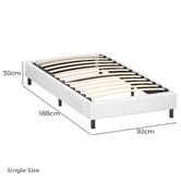 Hoxton Room Maryam PU Leather Bed Base