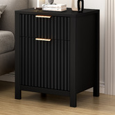 Hoxton Room Lestat 2 Drawer Bedside Table
