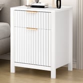 Hoxton Room Lestat 2 Drawer Bedside Table